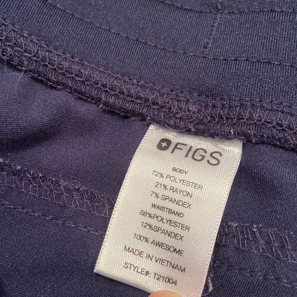 Figs Technical Collection Navy Drawstring Pants - image 3